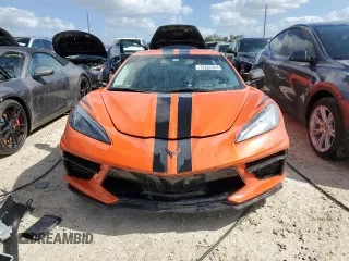 2020 Chevrolet Corvette 3LT with VIN 1G1Y83D40L5111321, listed as a Copart auction lot 77234354 with 0 mi miles and Salvage Title. Bid and sale history available at carsss.com. Image 5.