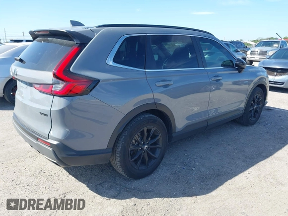 2024 Honda CR-V Sport with VIN 7FARS5H53RE025850, listed as a IAAI auction lot 41740782 with 27,398 mi miles and . Bid and sale history available at DreamBid. Image 4.