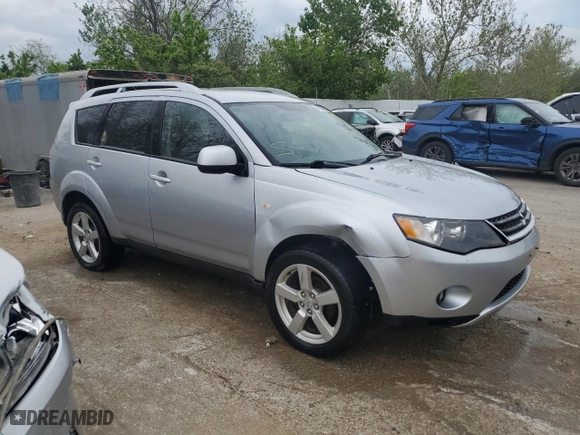 2007 Mitsubishi Outlander XLS with VIN JA4MS41X67Z012653, listed as a Copart auction lot 48085584 with 254,979 mi miles and Salvage Title. Bid and sale history available at carsss.com. Image 4.