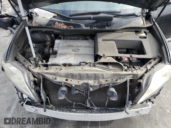 2010 Lexus RX 350 with VIN JTJZK1BA0A2000211, listed as a Copart auction lot 62957225 with 120,554 mi miles and Salvage title. Bid and sale history available at DreamBid. Image 11.