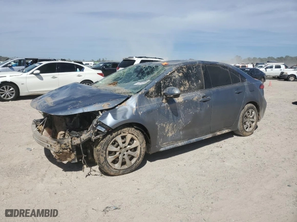 2020 Toyota Corolla LE with VIN JTDEPRAE5LJ070219, listed as a Copart auction lot 49513985 with 81,159 mi miles and Salvage Title. Bid and sale history available at carsss.com. Image 1.