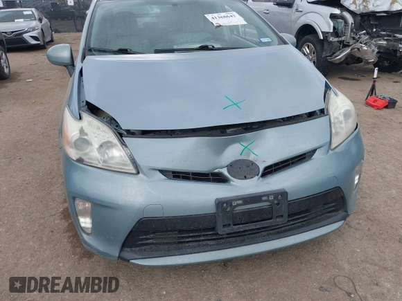 2012 Toyota Prius One with VIN JTDKN3DU1C1592757, listed as a IAAI auction lot 41368642 with 162,730 mi miles. Bid and sale history available at carsss.com. Image 6.