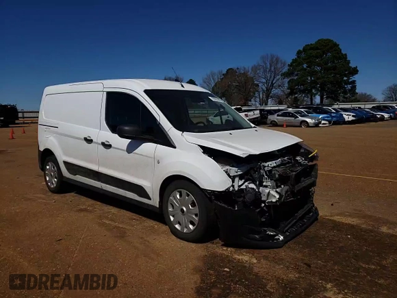 2023 Ford Transit Connect XL with VIN NM0LS7S29P1566853, listed as a Copart auction lot 48003585 with 71,088 mi miles and Salvage title. Bid and sale history available at DreamBid. Image 10.