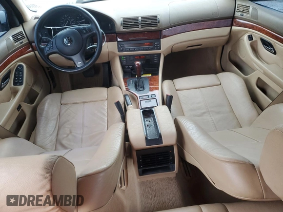 2002 BMW 5 Series 530iA with VIN WBADT63402CH93800, listed as a Copart auction lot 48460245 with 227,449 mi miles and Salvage Title. Bid and sale history available at carsss.com. Image 8.