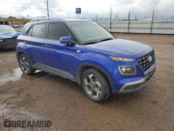 2023 Hyundai Venue Limited with VIN KMHRC8A35PU259250, listed as a Copart auction lot 61553225 with 19,087 mi miles and Salvage title. Bid and sale history available at DreamBid. Image 4.