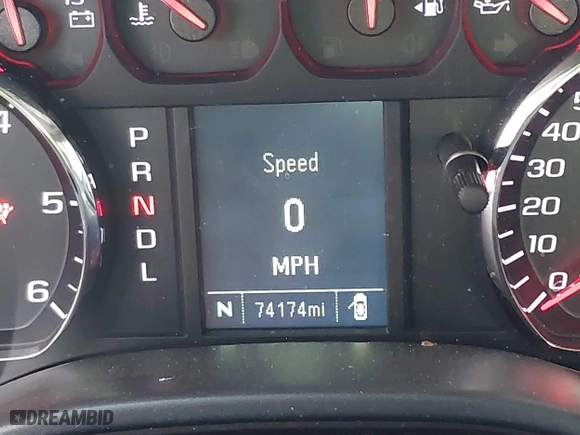 2018 Chevrolet Silverado 1500 Custom with VIN 1GCRCPEC8JZ352119, listed as a IAAI auction lot 41510646 with 74,174 mi miles. Bid and sale history available at carsss.com. Image 15.