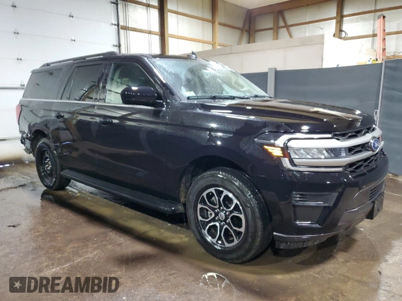2024 Ford Expedition Max XLT with VIN 1FMJK1J81REA23307, listed as a Copart auction lot 48854355 with 38,363 mi miles and Clean Title. Bid and sale history available at DreamBid. Image 4.