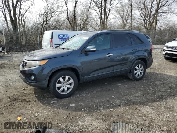 2011 Kia Sorento LX with VIN 5XYKT3A19BG100376, listed as a Copart auction lot 51513125 with 194,705 mi miles and Clean Title. Bid and sale history available at DreamBid. Image 1.