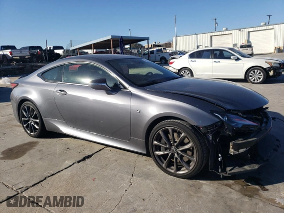 2019 Lexus RC 300 with VIN JTHHA5BC7K5009450, listed as a Copart auction lot 42174355 with 41,388 mi miles and Salvage title. Bid and sale history available at DreamBid. Image 4.