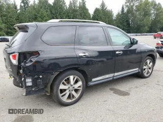 2015 Nissan Pathfinder SV with VIN 5N1AR2MM4FC675811, listed as a Copart auction lot 60629645 with 77,661 mi miles and Salvage title. Bid and sale history available at DreamBid. Image 3.