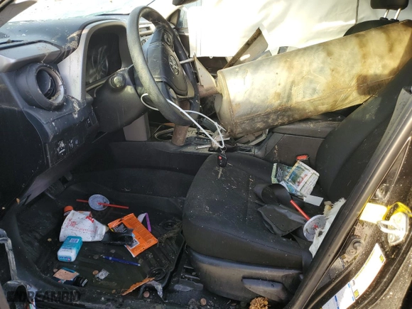 2018 Toyota RAV4 LE with VIN 2T3BFREV6JW742321, listed as a Copart auction lot 47231285 with 0 mi miles and Salvage Title. Bid and sale history available at carsss.com. Image 7.