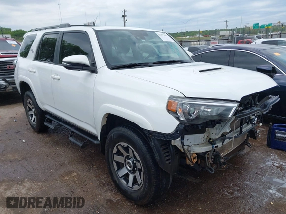 2021 Toyota 4Runner TRD Off Road Premium with VIN JTERU5JR3M5954879, listed as a IAAI auction lot 42291513 with 125,097 mi miles and . Bid and sale history available at DreamBid. Image 1.