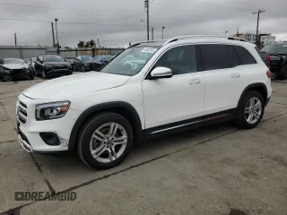 2022 Mercedes-Benz GLB with VIN W1N4M4HB2NW202791, listed as a Copart auction lot 44599745 with 47,020 mi miles and Salvage Title. Bid and sale history available at carsss.com. Image 1.