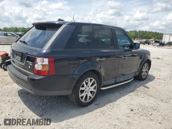 2008 Land Rover Range Rover Sport HSE with VIN SALSF254X8A135130, listed as a Copart auction lot 54496565 with 182,825 mi miles and Salvage Title. Bid and sale history available at DreamBid. Image 3.