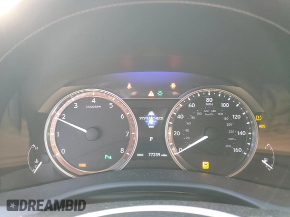 2015 Lexus GS 350 with VIN JTHCE1BL0FA002148, listed as a Copart auction lot 85296434 with 77,239 mi miles and Salvage Title. Bid and sale history available at DreamBid. Image 9.