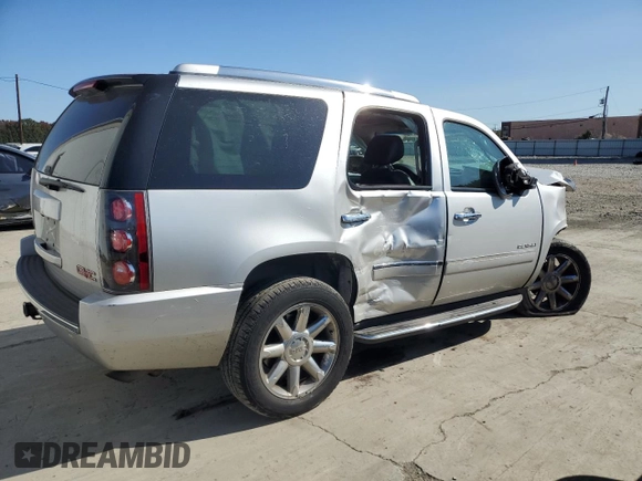 2011 GMC Yukon Denali with VIN 1GKS2EEF5BR338669, listed as a Copart auction lot 76604324 with 156,641 mi miles and Salvage Title. Bid and sale history available at DreamBid. Image 3.