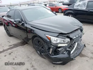 2022 Infiniti Q50 Luxe with VIN JN1EV7BPXNM311027, listed as a IAAI auction lot 41424742 with 40,054 mi miles and . Bid and sale history available at DreamBid. Image 1.