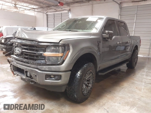 2024 Ford F-150 XLT with VIN 1FTEW3LP6RKD58669, listed as a IAAI auction lot 41394262 with 34,805 mi miles. Bid and sale history available at carsss.com. Image 2.