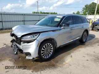 2021 Lincoln Aviator Reserve with VIN 5LM5J7WC9MGL03409, listed as a Copart auction lot 57794665 with 69,806 mi miles and Salvage title. Bid and sale history available at DreamBid. Image 1.