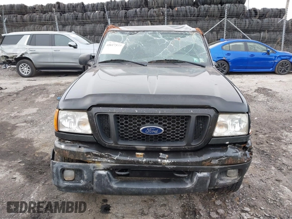 2005 Ford Ranger XL with VIN 1FTYR15E85PA55832, listed as a IAAI auction lot 41617377 with 149,625 mi miles. Bid and sale history available at carsss.com. Image 12.