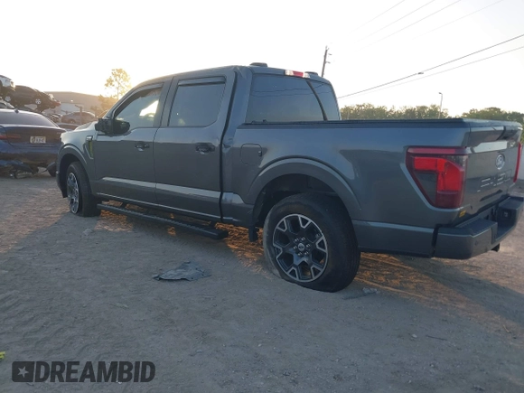 2024 Ford F-150 STX with VIN 1FTEW2KP9RKD46592, listed as a IAAI auction lot 41925104 with 14,938 mi miles and . Bid and sale history available at carsss.com. Image 3.