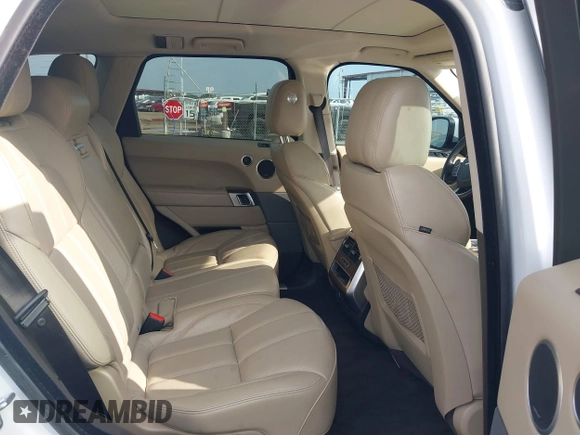 2017 Land Rover Range Rover Sport HSE with VIN SALWR2FKXHA668536, listed as a IAAI auction lot 41365854 with Not Provided miles and . Bid and sale history available at DreamBid. Image 8.