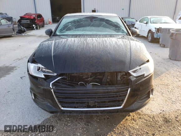 2017 Audi A3 Sedan Premium with VIN WAUAUGFF9H1027293, listed as a Copart auction lot 58139003 with 95,692 mi miles. Bid and sale history available at carsss.com. Image 5.