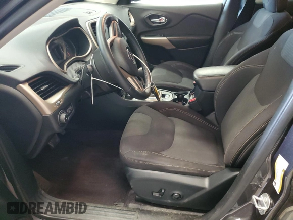 2017 Jeep Cherokee Latitude with VIN 1C4PJMCB2HW609258, listed as a Copart auction lot 59881055 with 69,081 mi miles and Salvage title. Bid and sale history available at DreamBid. Image 7.