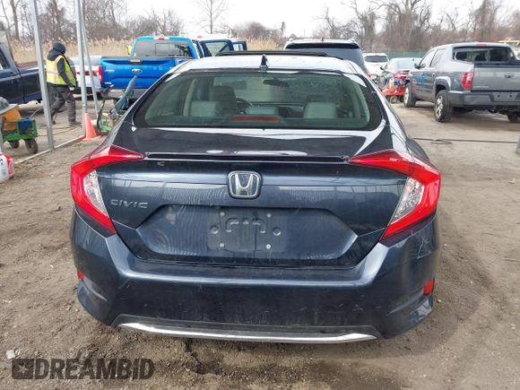 2020 Honda Civic EX-L with VIN 19XFC1F72LE214611, listed as a IAAI auction lot 41629949 with 54,328 mi miles and . Bid and sale history available at DreamBid. Image 16.