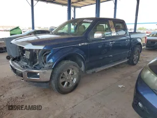 2020 Ford F-150 XL with VIN 1FTEW1EP4LKE14150, listed as a Copart auction lot 63266185 with 36,423 mi miles and Salvage title. Bid and sale history available at DreamBid. Image 1.