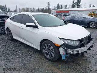 2018 Honda Civic Sedan EX with VIN 19XFC2F77JE208564, listed as a IAAI auction lot 41933384 with 102,314 mi miles. Bid and sale history available at carsss.com. Image 1.