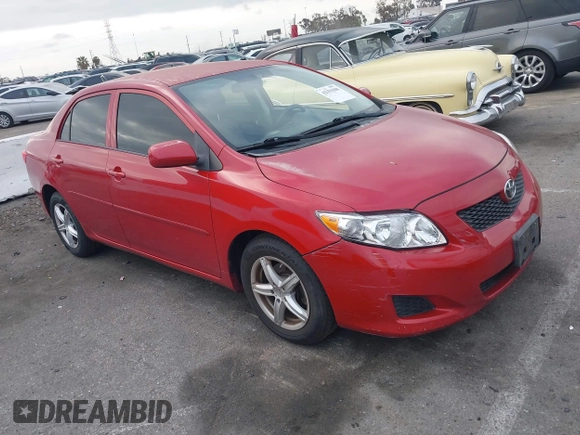 2009 Toyota Corolla with VIN JTDBL40E999058670, listed as a IAAI auction lot 42191508 with 129,398 mi miles and . Bid and sale history available at DreamBid. Image 1.