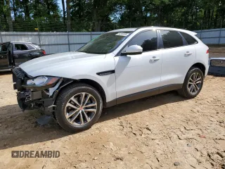 2017 Jaguar F-Pace 35t Premium with VIN SADCJ2BV4HA066611, listed as a Copart auction lot 54249725 with 103,873 mi miles and Salvage title. Bid and sale history available at DreamBid. Image 1.