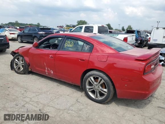 2012 Dodge Charger SXT with VIN 2C3CDXJG6CH184015, listed as a Copart auction lot 59302064 with 207,997 mi miles and Salvage Title. Bid and sale history available at carsss.com. Image 2.