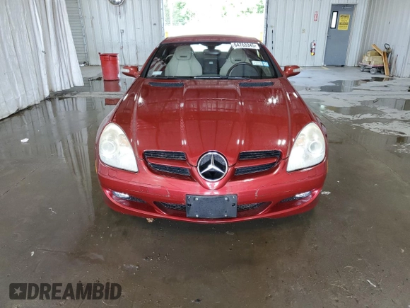 2005 Mercedes-Benz SLK 230/320 z VIN WDBWK56F45F035513, wystawiony jako Copart lot #64763345 z przebiegiem 44 139 mil mil oraz Szkoda całkowita • Salvage title. Historia ofert i sprzedaży dostępna na DreamBid. Obrazek 5.