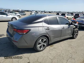 2021 Nissan Sentra SV with VIN 3N1AB8CV8MY294640, listed as a Copart auction lot 51853695 with 111,134 mi miles and Salvage Title. Bid and sale history available at DreamBid. Image 3.
