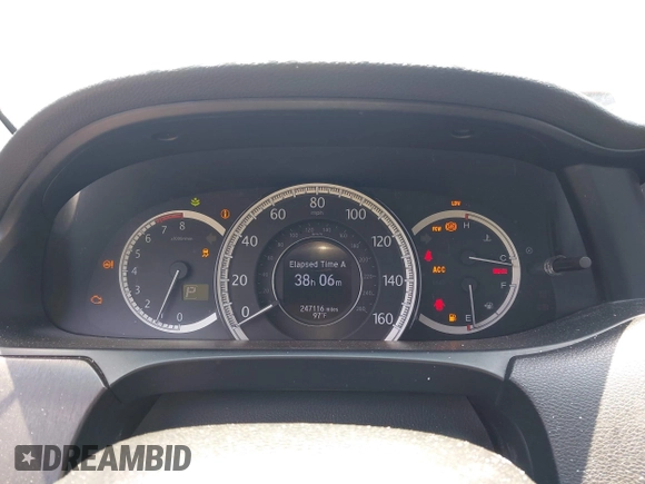 2013 Honda Accord Touring with VIN 1HGCR3F95DA041302, listed as a IAAI auction lot 42609903 with 247,116 mi miles and . Bid and sale history available at DreamBid. Image 7.