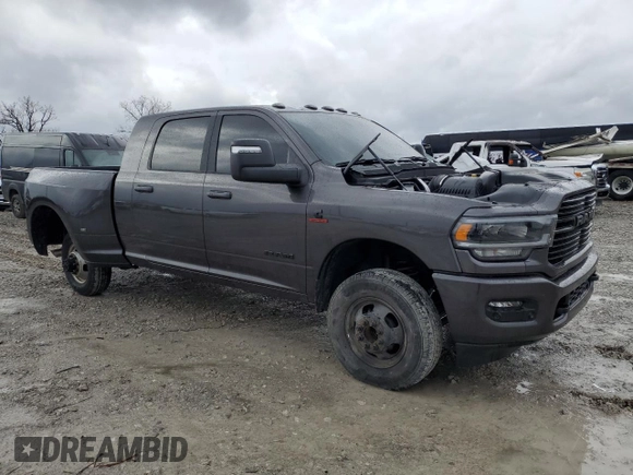 2024 Ram 3500 Laramie with VIN 3C63RRML8RG220255, listed as a Copart auction lot 85266064 with 4,901 mi miles and Salvage Title. Bid and sale history available at carsss.com. Image 4.