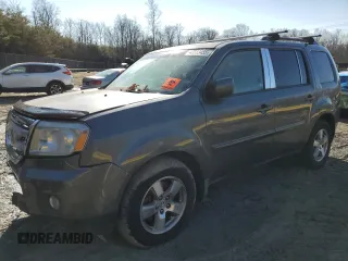 2009 Honda Pilot EX with VIN 5FNYF48459B001837, listed as a Copart auction lot 42223455 with 0 mi miles and Salvage Title. Bid and sale history available at carsss.com. Image 1.