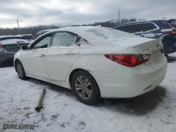 2013 Hyundai Sonata GLS with VIN 5NPEB4AC8DH511111, listed as a Copart auction lot 46241275 with 124,868 mi miles and Salvage Title. Bid and sale history available at carsss.com. Image 2.