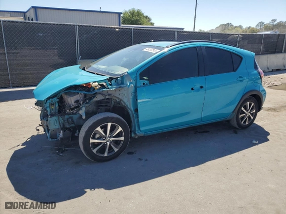 2018 Toyota Prius c One with VIN JTDKDTB33J1603672, listed as a Copart auction lot 48750245 with 111,042 mi miles and Salvage Title. Bid and sale history available at carsss.com. Image 1.