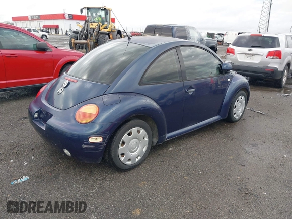 1999 Volkswagen Beetle GLS with VIN 3VWCA21C9XM417149, listed as a IAAI auction lot 41690669 with 147,897 mi miles and . Bid and sale history available at DreamBid. Image 4.