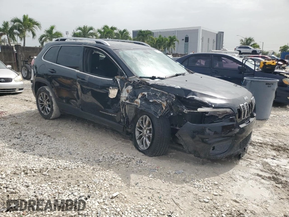 2020 Jeep Cherokee Latitude Plus with VIN 1C4PJLLB7LD541635, listed as a Copart auction lot 58529855 with 78,424 mi miles and Salvage title. Bid and sale history available at DreamBid. Image 4.