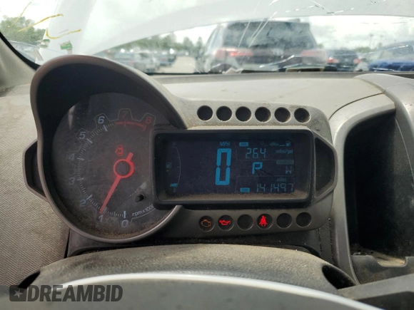2014 Chevrolet Sonic LT with VIN 1G1JC5SH8E4242409, listed as a Copart auction lot 55356865 with 141,497 mi miles and Clean Title. Bid and sale history available at DreamBid. Image 13.
