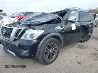 2017 Nissan Armada Platinum z VIN JN8AY2NC5H9505944, wystawiony jako IAAI lot #41904440 z przebiegiem Nie podano mil oraz . Historia ofert i sprzedaży dostępna na DreamBid. Obrazek 16.