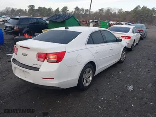2014 Chevrolet Malibu LS with VIN 1G11B5SL3EF194801, listed as a IAAI auction lot 41857649 with 119,035 mi miles. Bid and sale history available at carsss.com. Image 4.