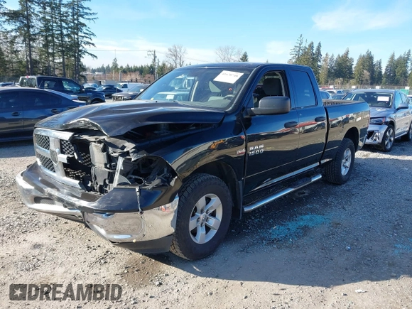 2014 Ram 1500 Express with VIN 1C6RR7FT9ES252825, listed as a IAAI auction lot 41670748 with 207,914 mi miles. Bid and sale history available at carsss.com. Image 2.
