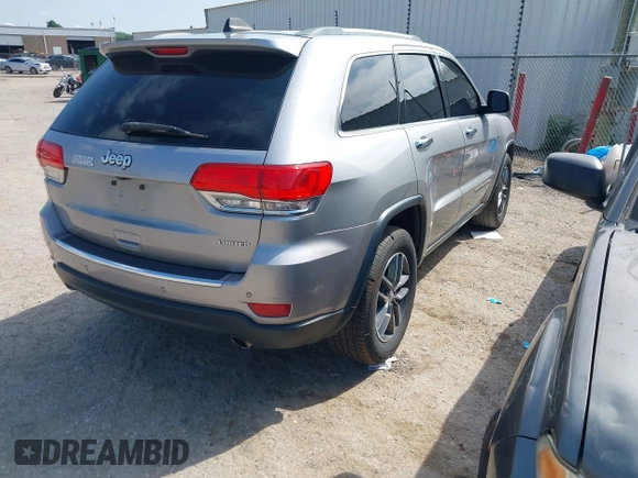 2018 Jeep Grand Cherokee Limited with VIN 1C4RJEBG6JC159472, listed as a IAAI auction lot 42378999 with 122,426 mi miles and . Bid and sale history available at DreamBid. Image 4.