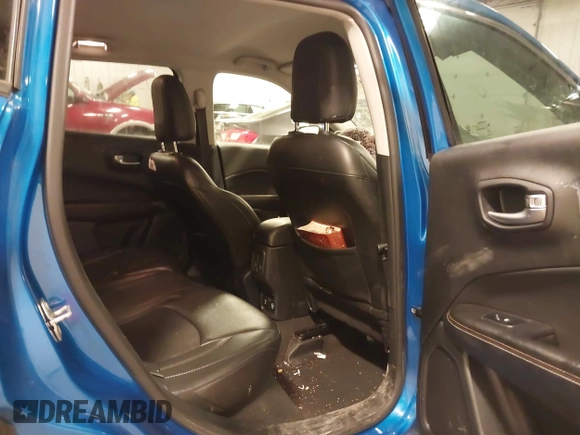 2018 Jeep Compass Altitude with VIN 3C4NJDBB5JT345165, listed as a IAAI auction lot 41618844 with 66,226 mi miles and . Bid and sale history available at carsss.com. Image 8.