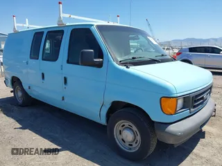 2005 Ford Econoline Cargo with VIN 1FTRE14W65HA61455, listed as a IAAI auction lot 42608448 with 116,244 mi miles and . Bid and sale history available at DreamBid. Image 1.